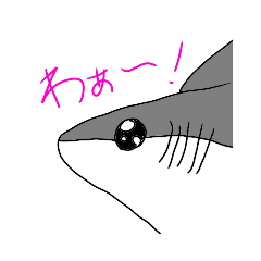 [LINEスタンプ] サメスタンプだ！