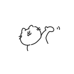 [LINEスタンプ] はぬのねこ