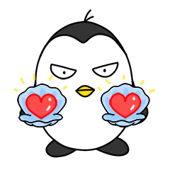 [LINEスタンプ] 私は怒っていないペンギンです。