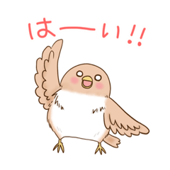 [LINEスタンプ] ことりのぺっぺ①