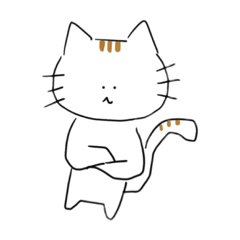 [LINEスタンプ] 虎猫の気持ち