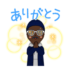 [LINEスタンプ] ロングコート兄さん