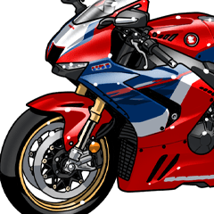 [LINEスタンプ] 1000ccスポーツバイク1(車バイクシリーズ)