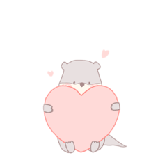 [LINEスタンプ] カワウソぷりん