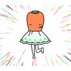 [LINEスタンプ] 可愛いにんじんさん