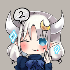 [LINEスタンプ] ドラゴンの女の子2