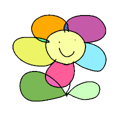 [LINEスタンプ] Happy  Flowers