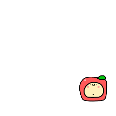 [LINEスタンプ] ちっさいりんごサン