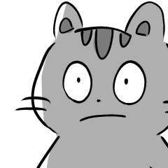 [LINEスタンプ] 灰色のねこごろう