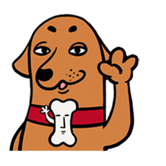 [LINEスタンプ] 黄色い犬おじさん