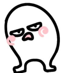 [LINEスタンプ] 動くおばけくん