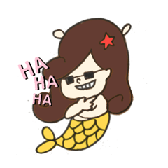 [LINEスタンプ] グラ人魚