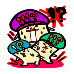 [LINEスタンプ] 前向きなきのこさん4